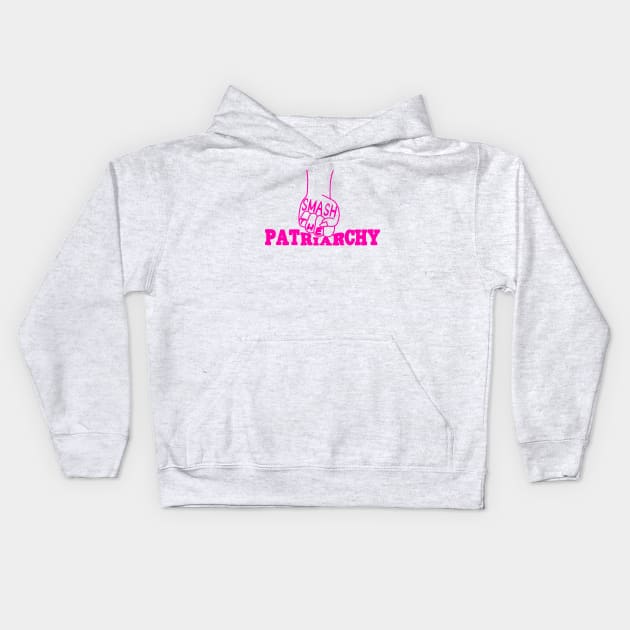 Smash the Patriarchy Kids Hoodie by Becky-Marie